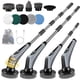 thumbnail image 1 of Cepillo Electrico para Baño Limpieza [IPX8 Resistente al Agua],350-450RPM,con 9 Cabezales de Cepillo Reemplazables,Mango Ajustable en 4 Niveles hasta 130cm,2600mAh,para Baños y Pisos, 1 of 7