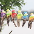 thumbnail image 1 of LHCER Artificial Decor,12Pcs Beautiful Colorful Simulation Foam Bird Decor Garden Plants Decoration Ornament,Simulation Bird, 1 of 8