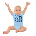 thumbnail image 3 of Boys Rule Boymom Humor Cute New Son Bodysuit Jumper Boys Infant Baby Brisco Brands 12M, 3 of 7