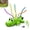 crocodile, variant on Summer Water Sprinkler Toy - 2 in 1 Swinging and Rotating Spray Set, Garden Hose Attachment for Backyard Outdoor Play, Green Gator Design