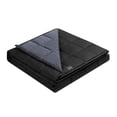 thumbnail image 1 of Manta pesada ZonLi Cooling 9 kg (150 x 200 cm) gris/negra, 1 of 6