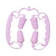 thumbnail image 2 of Rodillo de masaje muscular de mano para celulitis, masajeador de piernas y fascia con 4 ruedas para correr, yoga, gimnasio y ejercicios de estiramiento. Violeta, 2 of 8