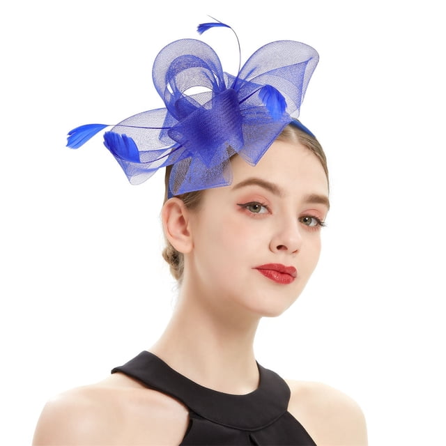 Hat For Women Wedding Flower Cocktail Mesh Hair Clip Tea Party Headband