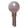 thumbnail image 5 of Kaba Ilco Corp. E-Z-Go Key Blank 1677 - Brass, Nickel Finish - 10 Pack, 5 of 6