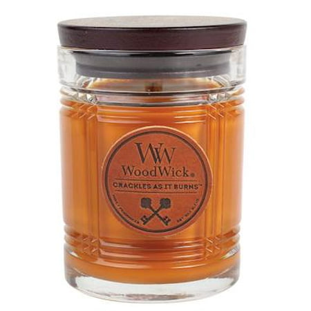 LEATHER - RESERVE WoodWick 8.5 oz Scented Jar (Best Scented Candles For Men)