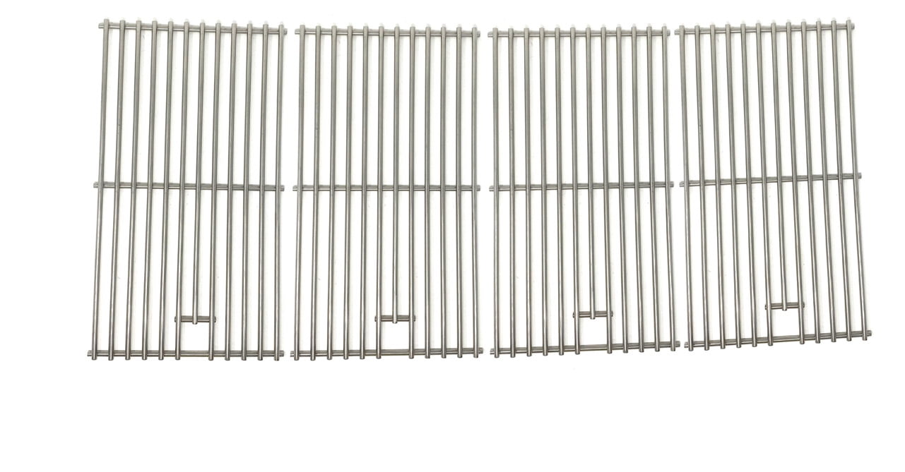 Stainless Steel Grill Grates For Kenmore 4-Burner Grills – 2 Pack, 16.2 X 25.25 Inches