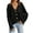 Black, variant on Ediodpoh Women’s Solid Color Cardigan Sweaters for Women Autumn Winter Versatile Buttons Knit Sweater Red XL