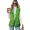 Shamrocks and Music, variant on Chririnla Color Geometric Pattern, Open Front Slim Fit Sleeveless Waistcoat One Button Vest for Summer Work Spring