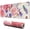 Pioneer Flower Floral, variant on Long Mouse Pads for Desk,Pioneer Flower Floral Print Pattern Desk Mats on Top Of Desks, Desk Mouse Pad Extra Large with 3mm Non-Slip Base and Stitched Edge for Gaming,Office,Work,Home 31.5"x11.8"