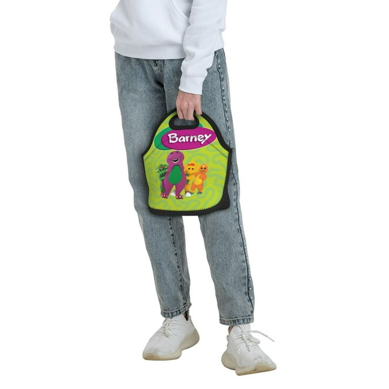 Barney And Friend Neoprene Lunch Bag Insulated Waterproof