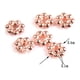 thumbnail image 3 of 2x 100 Piezas Facetadas Navidad de Nieve Electrochapado Aleación Metal Colgantes Sueltas para Pulseras Collar Joyería, 3 of 8