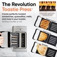 thumbnail image 4 of Revolution Toaster Bundle: tostador R180 Connect S + Toastie Press – visualización táctil inteligente, ranura ancha de 2 rebanadas, tecnología InstaGLO – Pan tostado, panecillos, gofres, magdalenas,, 4 of 5