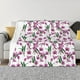 thumbnail image 1 of Fotbe Orchids Flowers Manta de Franela con Estampado, Manta Ultrasuave para Cama, Sofá, Auto, Hipoalergénica y Antibolitas-80"x60", 1 of 6