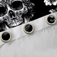 thumbnail image 4 of Feelyou Western Hippie Skeleton Curtains Pack of 2 (42x84 Each), Western Gothic Romantic Curtains Blackout, Vintage Bohemian Damask Bedroom Curtains, Blackout Curtains Bedroom Decor, 4 of 6