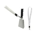 thumbnail image 2 of Runquan Cowbell Decorative Hand Bell Call Cheering Bell for School Birthday Concerts white, 2 of 8