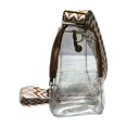 thumbnail image 1 of LILELIS Sac Banane Transparent pour Femmes Mode Jacquard Léopard Bandoulière Sac à Bandoulière Rétro, 1 of 7