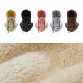 thumbnail image 2 of pitrice Insulated Winter Hood For Skiing And Motorcycle Riding Neck Warmer Windproof Snow Forhead Warmer Leopard print, 2 of 6