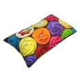 thumbnail image 3 of Disketp Pillow Covers Brightly Colored Cupcakes Pattern Throw Pillow Case Cushion Covers,Cushion For Bedroom,Couch,Home-20"X30", 3 of 9