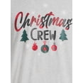 thumbnail image 5 of Jolly Jammies Men's Christmas Crew Holiday Matching Family Pajamas Set, 2-Piece, Sizes S-XXL, 5 of 6