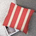thumbnail image 7 of Acheng Set of 2 Encasa Homes Farmhouse Throw Pillow Covers Roma Red Stripes | Decorative Cushion Covers No Insert | Pillow Shams for Fall, Halloween, Thanksgiving, Christmas 22x22in, 7 of 7