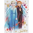 thumbnail image 3 of Disney Girls Frozen 2 Elsa or Anna Side Tie Long Sleeve Graphic T-Shirt, Sizes 4-16, 3 of 3