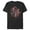 Black, variant on Men's Marvel Eternals Druig and Makkari Duo  Graphic Tee Charcoal Medium