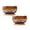 O395 D 3.9X2.0" 2Pack, variant on 2Pcs Circular Glazed Ceramic Pottery Planter Set Unique Color Blend Succulent Garden Pot Display Flower Pots Happy 2026!