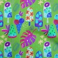 thumbnail image 1 of oneOone Georgette Viscose Green Fabric Texture Fabric For Sewing Printed Craft Fabric By The Yard 42 Inch Wide-ZO, 1 of 6