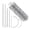 Light gray wax line, variant on Yammee 10 Set Leather Sewing Needle Set with Waxed Thread Upholstery Needle for Canvas