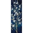 thumbnail image 3 of Nan 9x18 Black Modern Framed Museum Art Print Titled - Indigo Spring II, 3 of 5