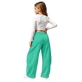 thumbnail image 2 of Angala Big Girls Athletic Pants Curved Leg Sweatpants With Pockets And Drawstring Fall Casual Girls Baggy Trousers, 2 of 6