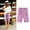 Pink, variant on QUNYINEY Mid Rise Summer Shorts For Women Casual Solid Bermuda Shorts Comfy Drawstring Elastic Waist Loose Shorts