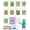 Cactus, variant on Minigem Diamond Painting Kits Mini Diamond Art Kits, 10Pcs Small Diamond Art Kits for Adults 3-Hour Painting, Postcard-Style Resin Square Drill Diamond Painting Kits 5x7 Inch (Fruit)