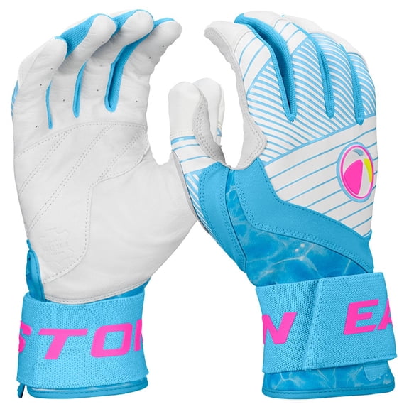 Easton Youth Limited Edition Walkoff Ethos Locked In Pool Party Batting Glo Blue/Pink Small
