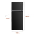 thumbnail image 2 of MAGIC CHEF Mini Refrigerator with Freezer in Black, HMDR45B, 2 of 19