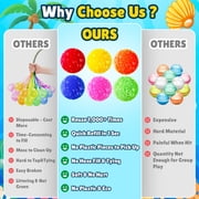 CPSYUB Refillable Reusable Water Balloons 60 Pack 2.5 Inch