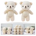 thumbnail image 4 of 10 Uds Mini oso de peluche Mini oso muñeca suave pequeños animales de peluche bolsa llavero colgante, 4 of 5