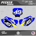 thumbnail image 3 of Kalair GFX Graphics Kit for Honda CRF150R (2007-2023) Pecker Series, 3 of 5