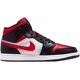 thumbnail image 2 of Men's Jo r-dan 1 Mid Black/Fire Red-White, 2 of 6