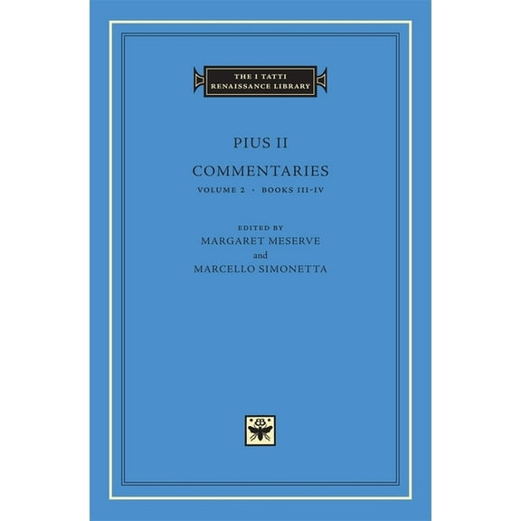 I Tatti Renaissance Library Commentaries, Book 29, (Hardcover)