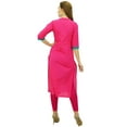 thumbnail image 6 of Phagun Women's Cotton Indian Kurti Tunic Ethnic Casual Straight Pannel Kurta-4, 6 of 7
