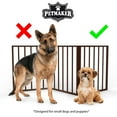 thumbnail image 3 of Foldable, Free-Standing Wooden Pet Gate by PETMAKER, 3 of 5