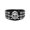 Black, variant on Adjustable Skull Head Bracelet In Sturdy Metal Materialsfor Unique Styles