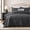 Charcoal, variant on IR Imperial Rooms 2Pc-Embossed Bedspread Microfiber Floral Vintage Quilt Set Lightweight Twin Charcoal