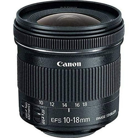 Canon EF-S 10-18mm F/4.5-5.6 IS STM Lens International Version (No warranty)