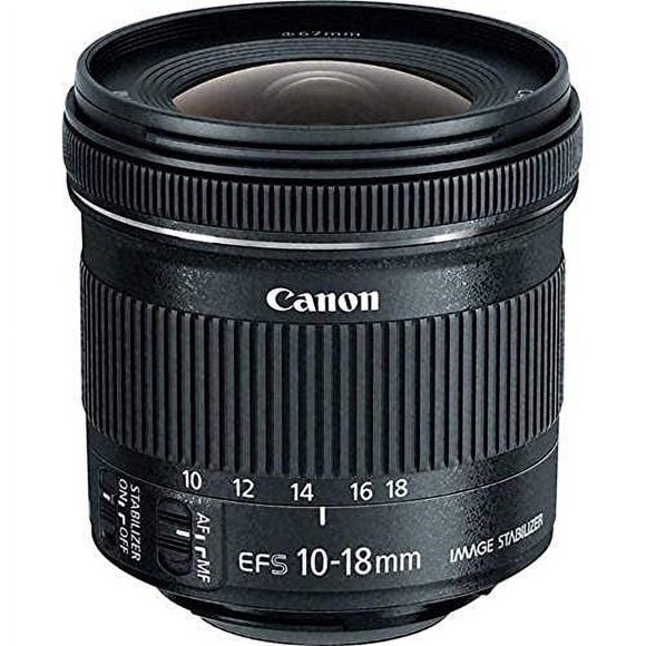 Canon EF-S 10-18mm F/4.5-5.6 IS STM Lens International Version (No warranty)