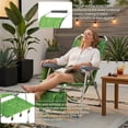 thumbnail image 6 of Ktaxon 17in Backpack Beach Chair, 7-Position Protable  Beach Chair, Light-Weight Foldable Camping Chair with Back Storage Bag & Shoulder Strap for Beach Poolside (Green Palm Trees), 6 of 9