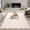Beige, variant on ZACOO 10'x13' Washable Area Rug, Scalloped Solid Striped Ultra Thin Non-Slip Pet Friendly Carpet for Living Room Dining Room, Beige