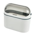 thumbnail image 4 of GETAJGHSD Desktop Small Trash Can Pp Rectangular For Home Environment 1Pcs 8.1x4In, 4 of 8