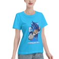 thumbnail image 2 of Women's Basic Short Sleeve T-Shirt Super Saiyan, 2 of 6